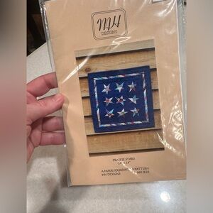 Prairie Stars Quilt Pattern - Blue